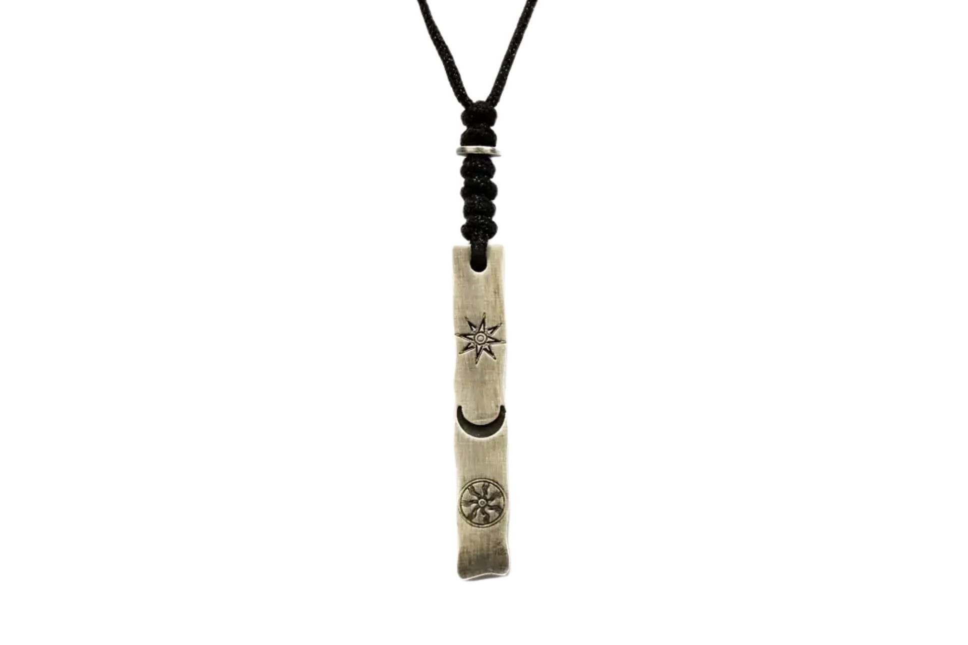 Ay Güneş Yıldız Kübik Gümüş Kolye