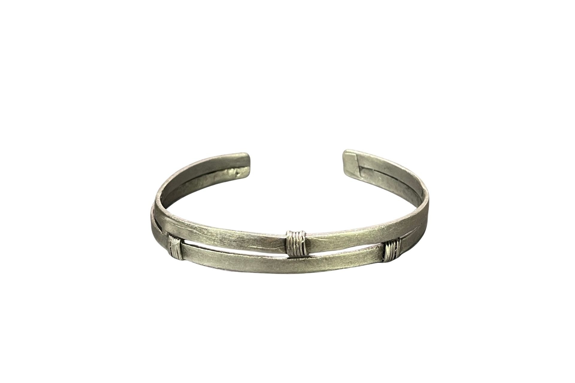 Çift Sıra Gümüş Kelepçe